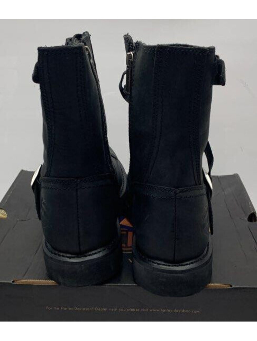 Harley-Davidson Mens Ranger Leather Motorcycle Boots Biker Riding New w/Box 12 - Picture 3 of 8